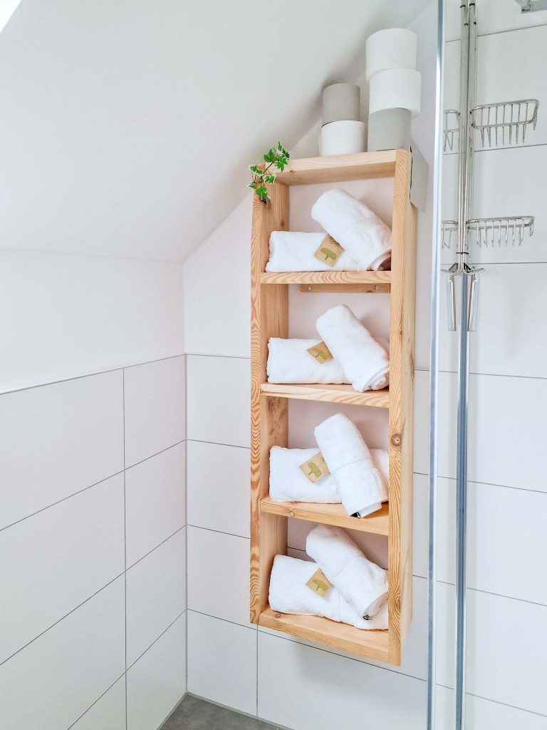 Badezimmer im Gutshof Vogt Großtöpfer